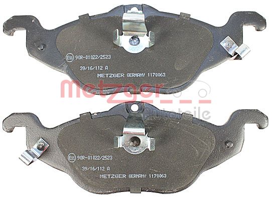 METZGER 1170063 Bremsbelagsatz, Scheibenbremse